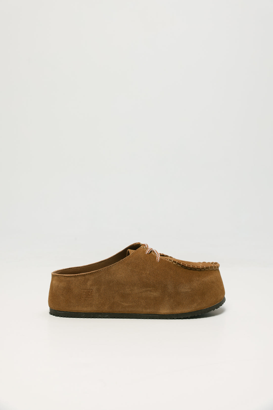 Camel Platform Moccasin Mules