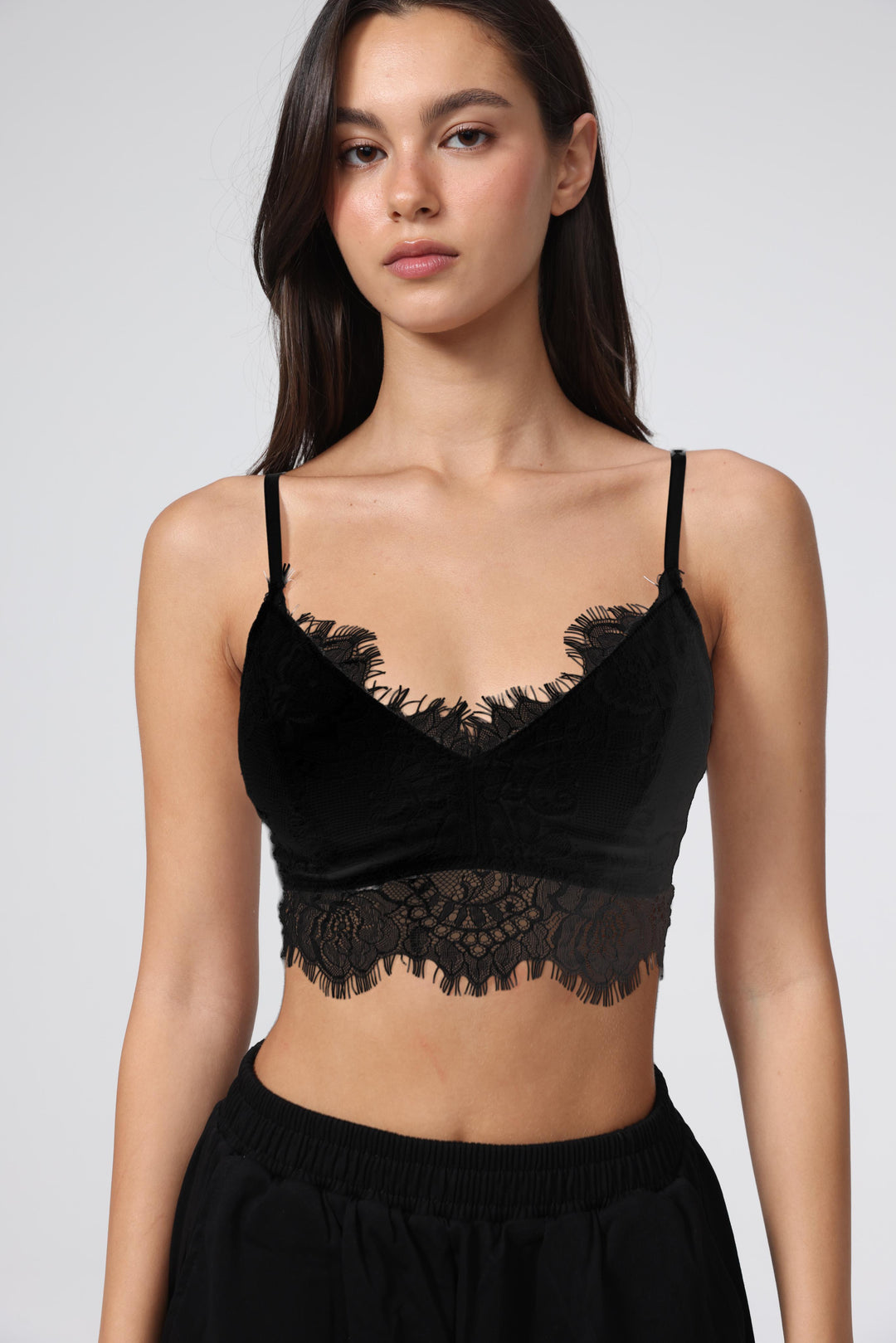 Matcha Black Bralette