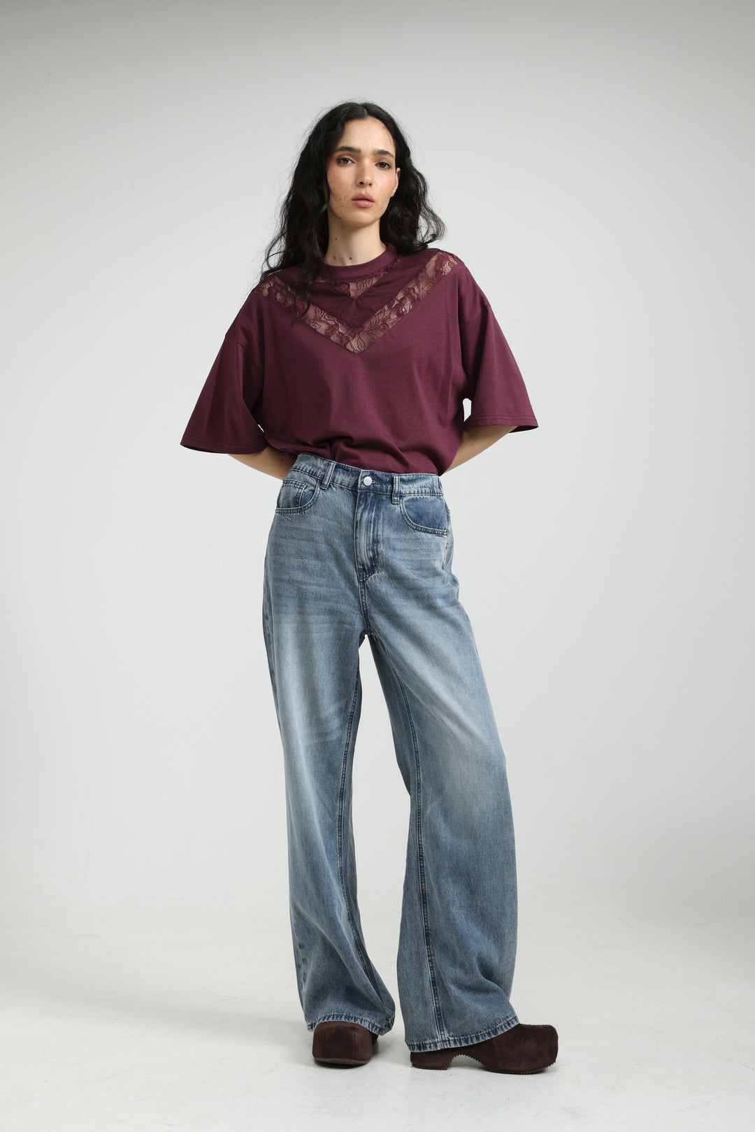 Lace Wine T-Shirt