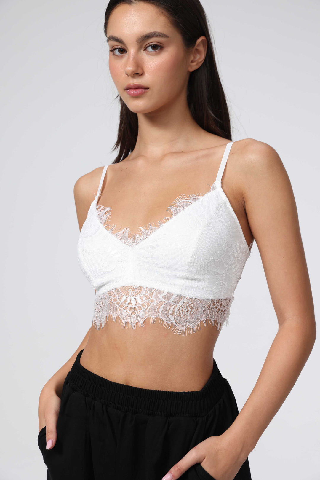 Matcha White Bralette