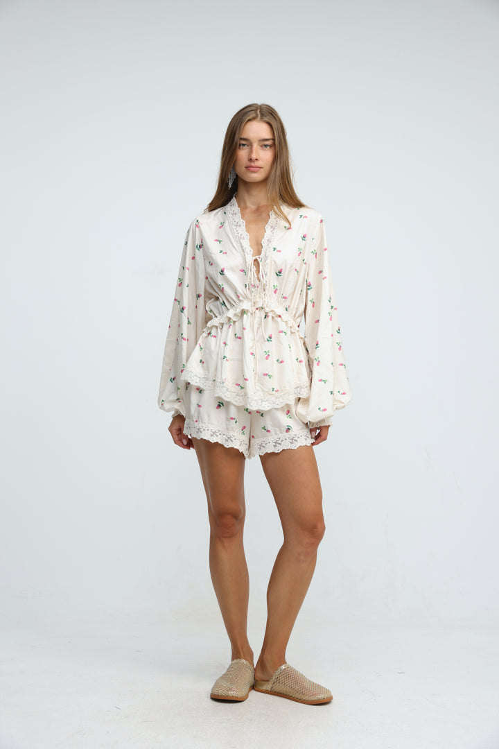 Rosewater Cream Blouse