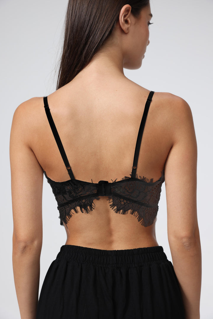 Matcha Black Bralette