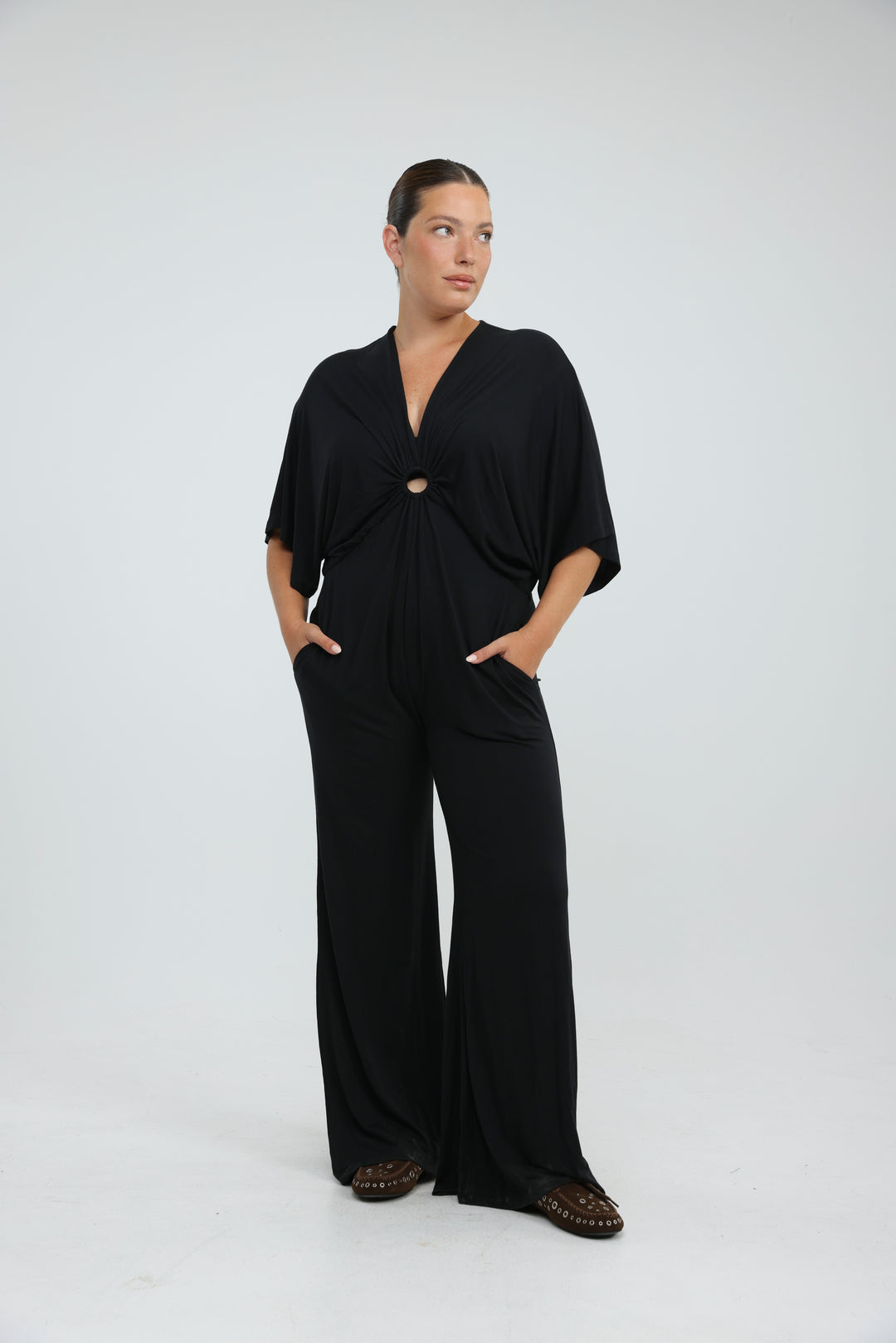 Target Black Wide Jumpsuit