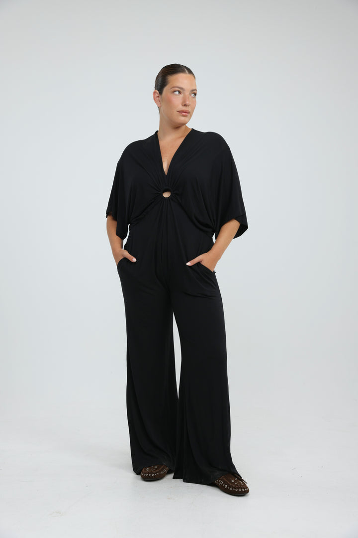 Target Black Wide Jumpsuit