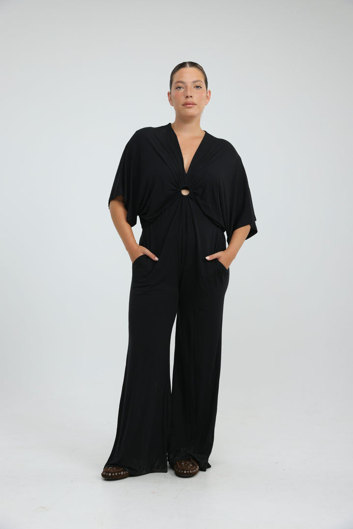 Target Black Wide Jumpsuit