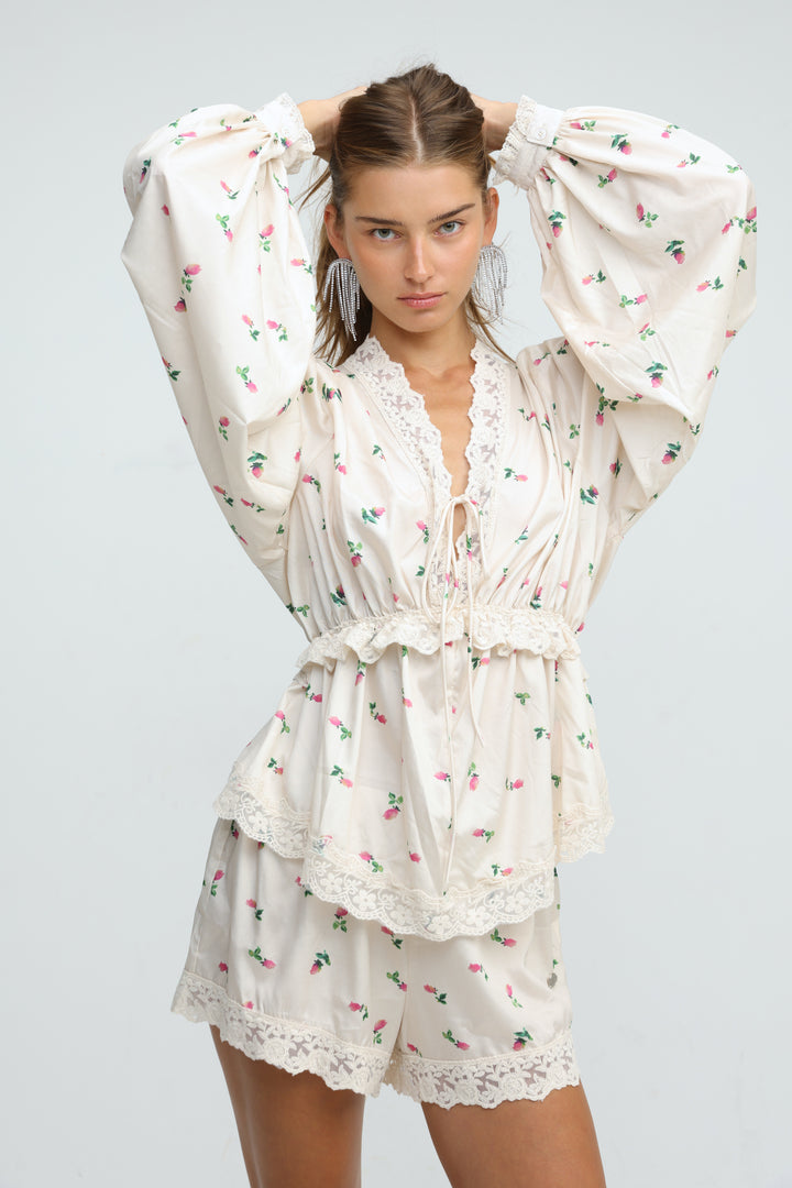 Rosewater Cream Blouse