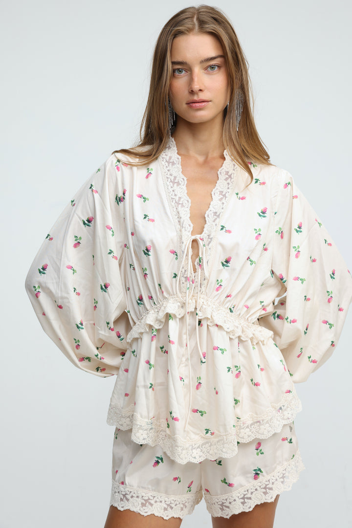 Rosewater Cream Blouse