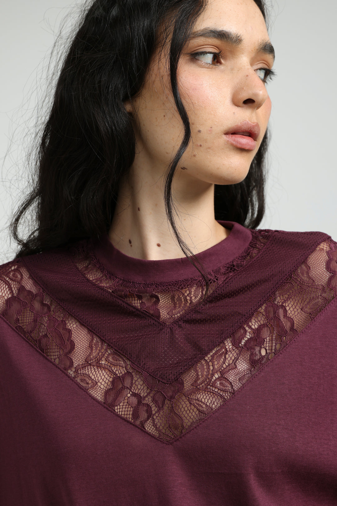 Lace Wine T-Shirt