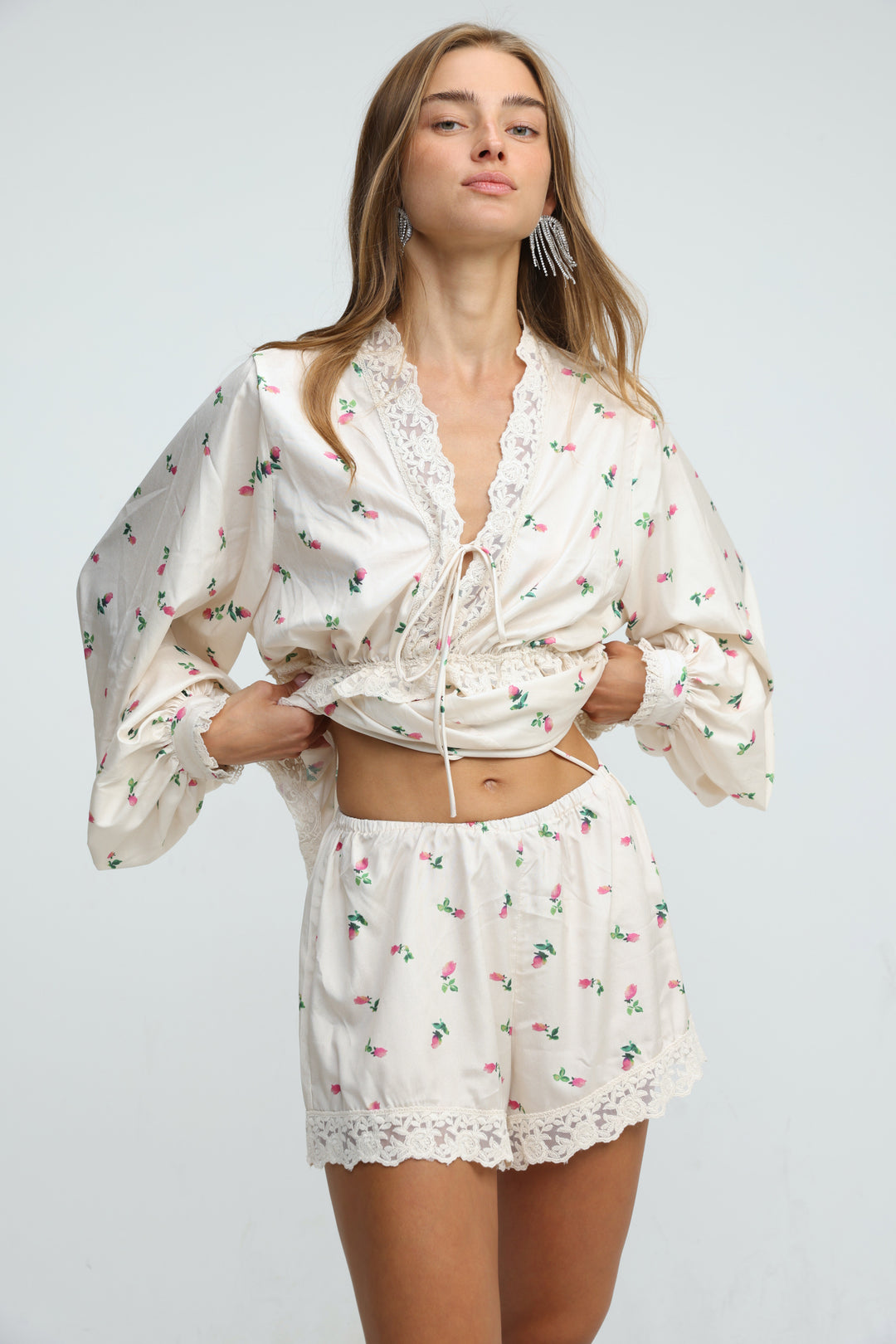 Rosewater Cream Shorts