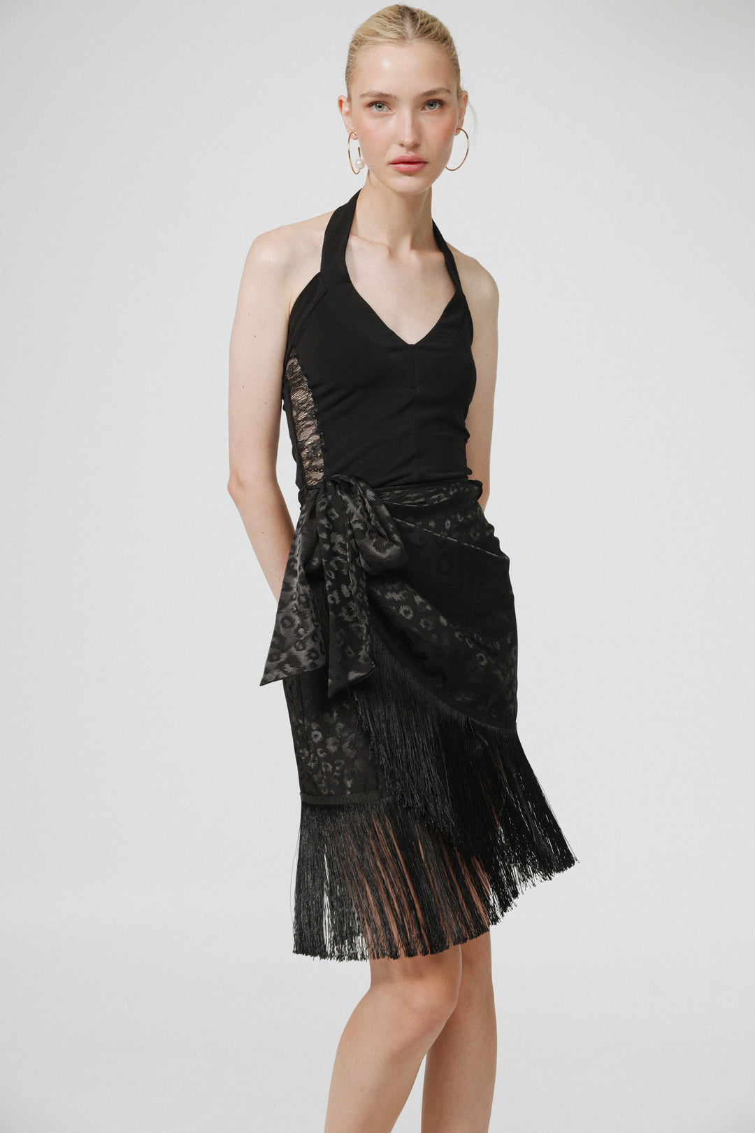 Build Black Mini Skirt
