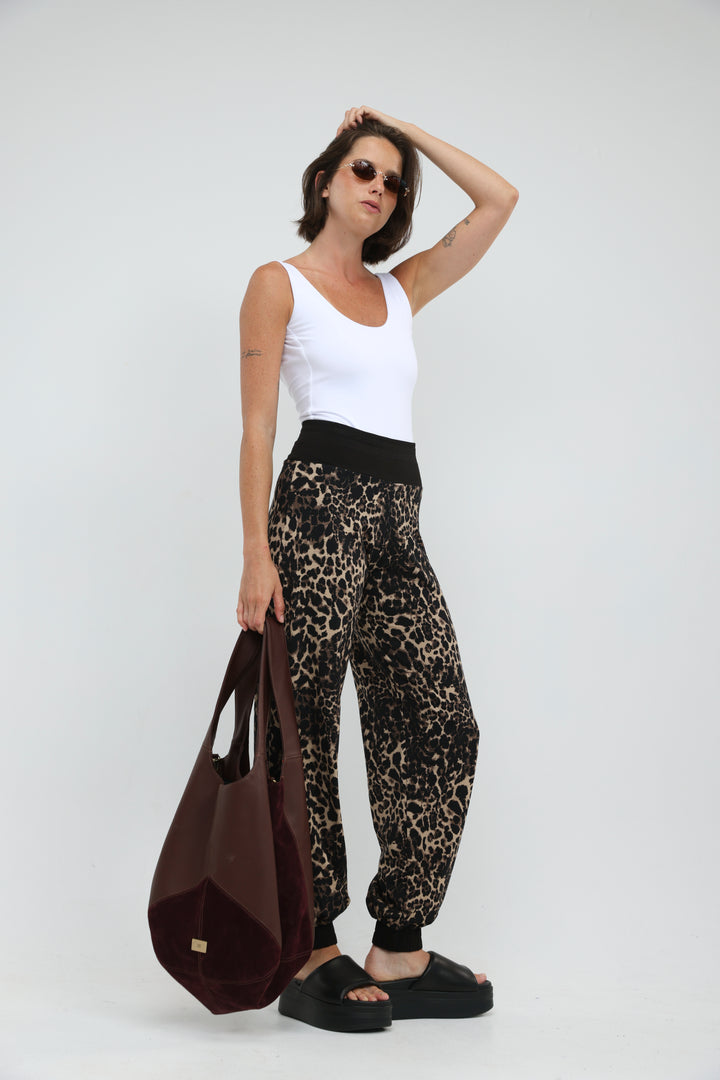 Better Leopard Joggers