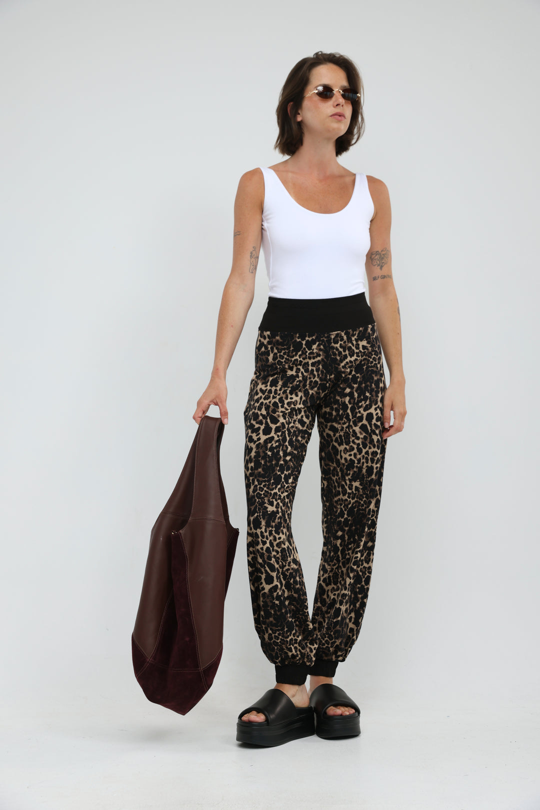 Better Leopard Joggers