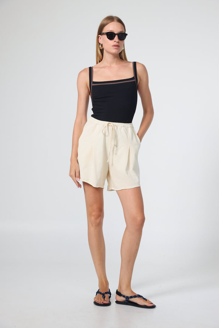 Computer Black/Brown Bodysuit