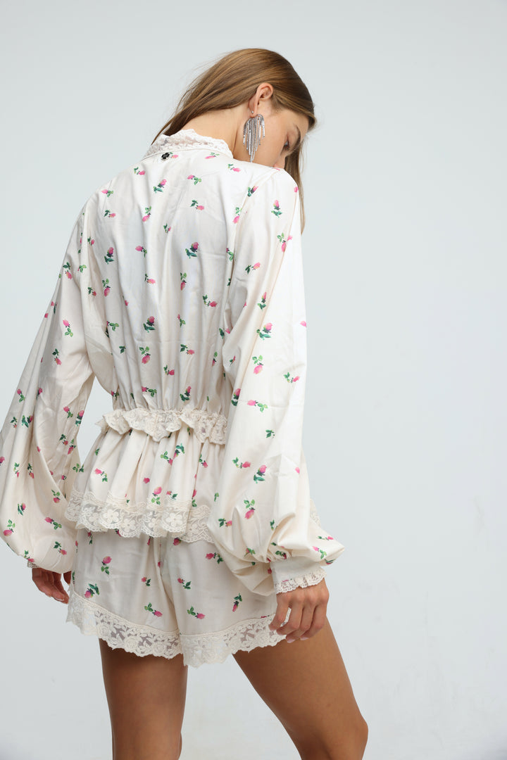 Rosewater Cream Shorts