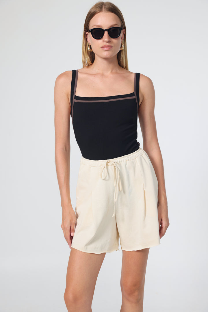 Computer Black/Brown Bodysuit