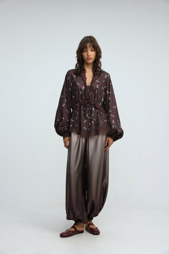 Bazaar Brown Balloon Bottoms