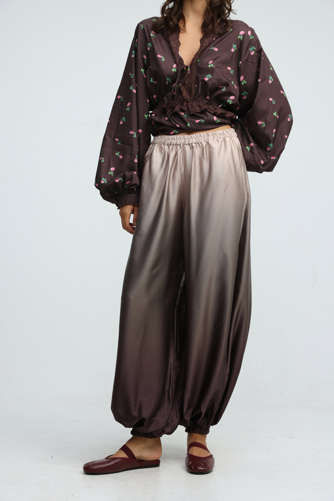 Bazaar Brown Balloon Bottoms