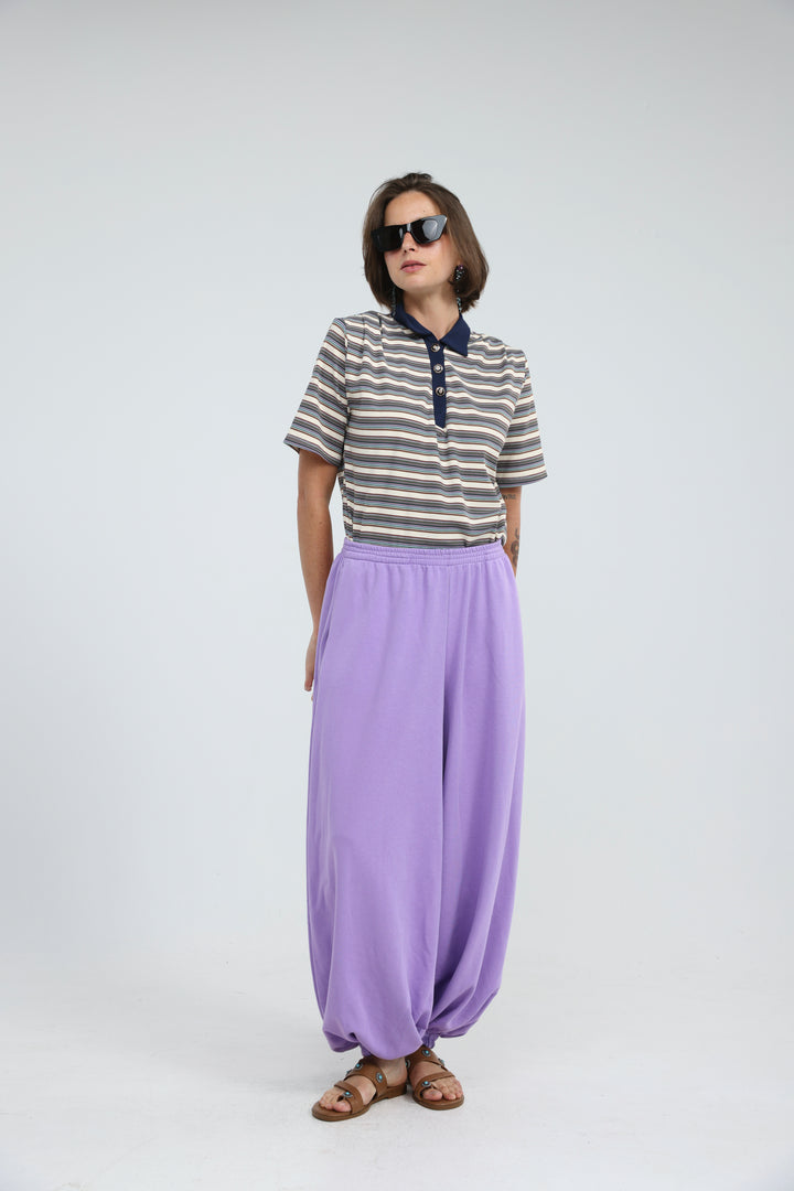 Forward Cream Striped Padded Polo