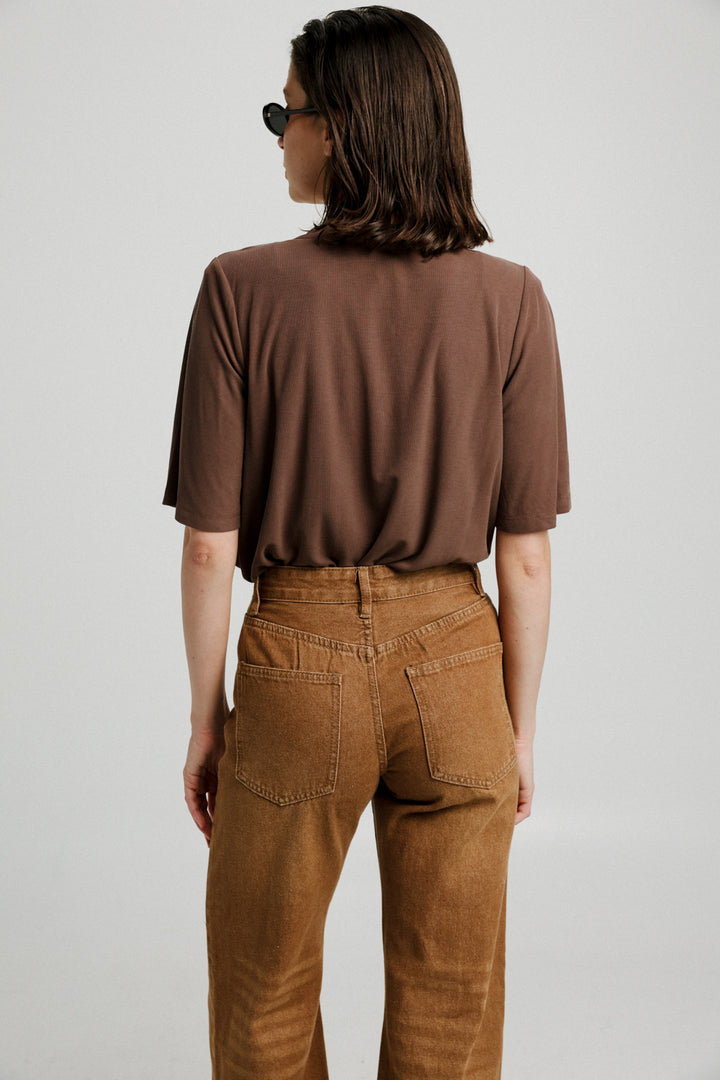 Vivoosh Brown T-Shirt