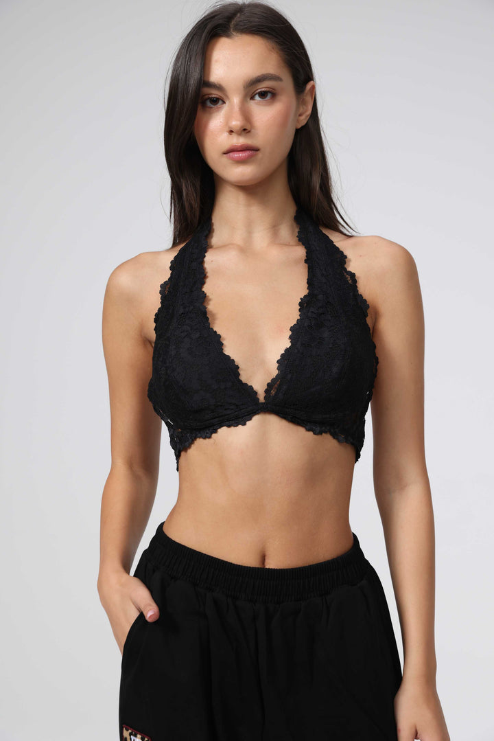 Tea Black Bralette