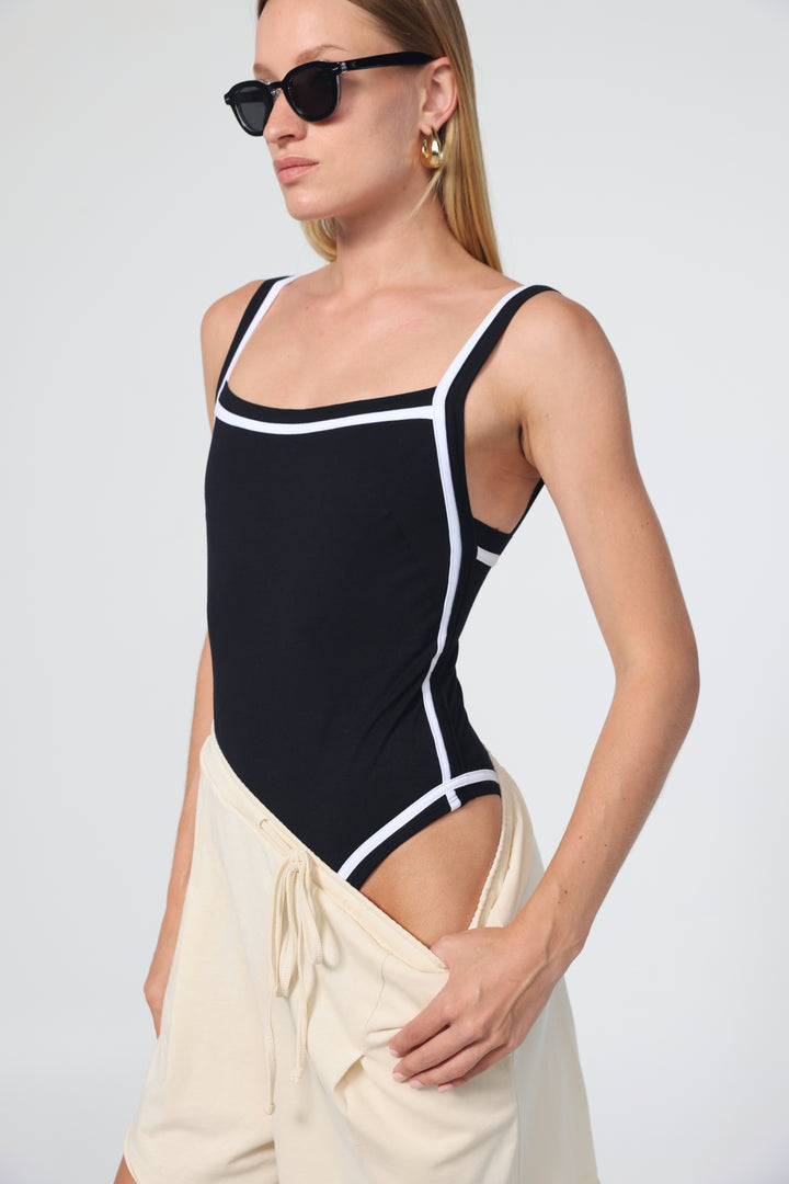 Computer Black/White Bodysuit