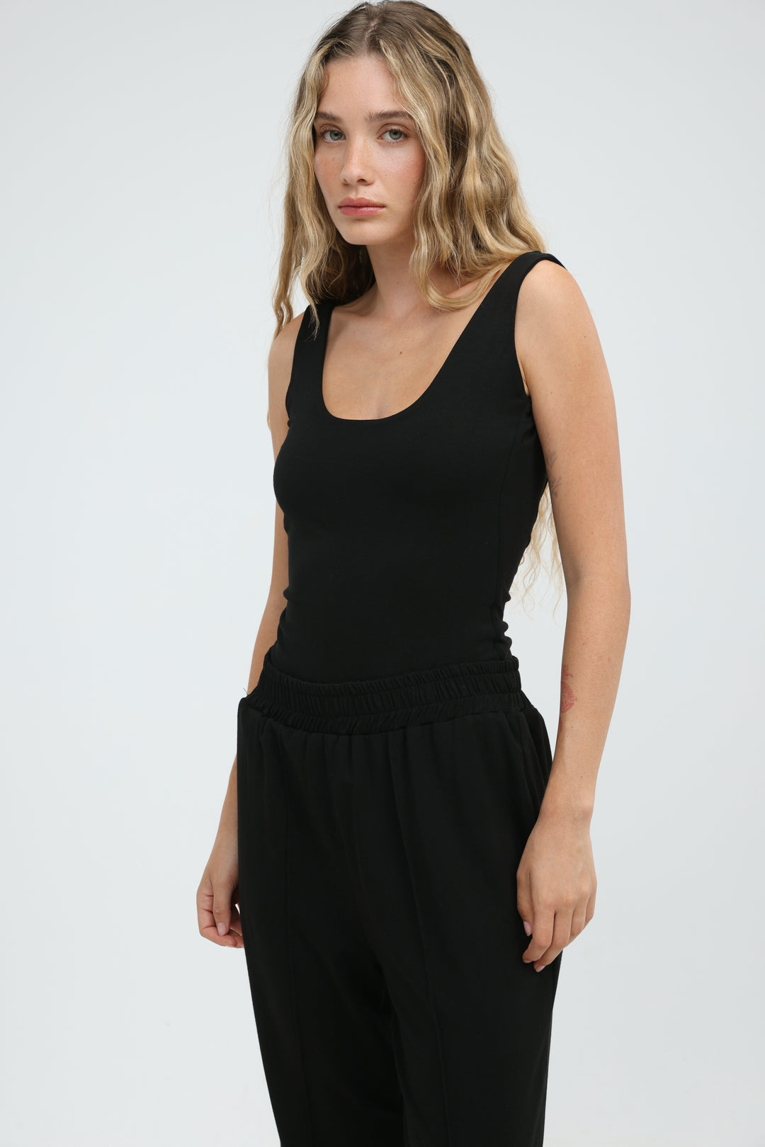 Crescent Black Bodysuit