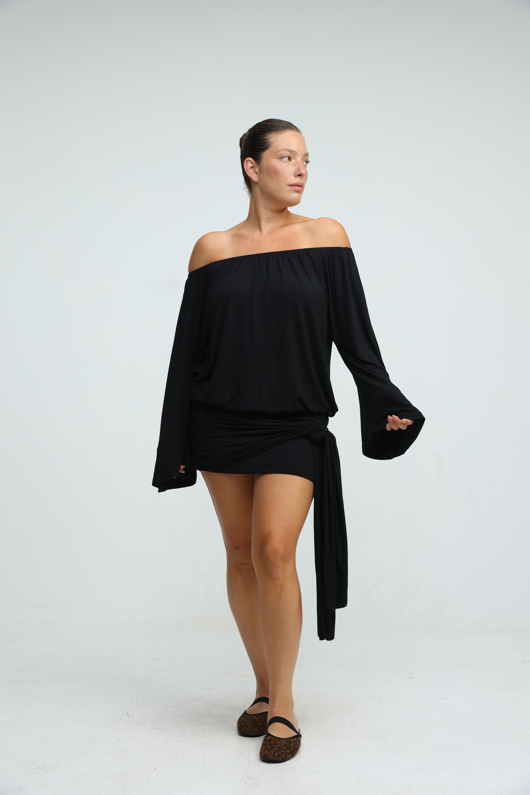 Minuit Black Mini Dress