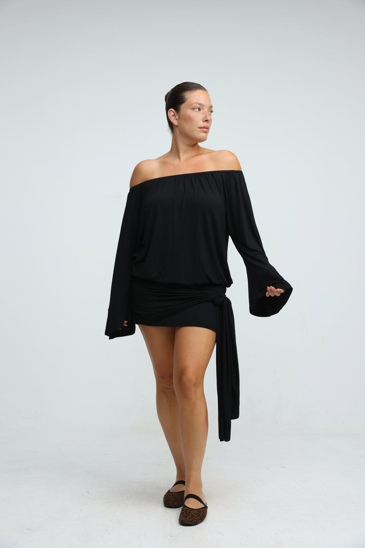 Minuit Black Mini Dress