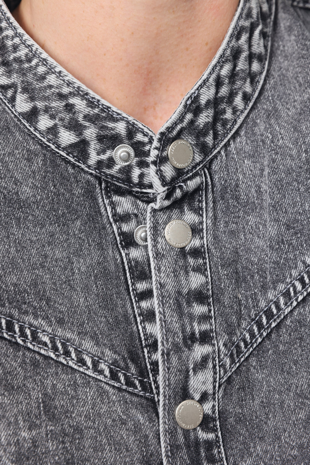 Star 805 Grey Denim Jumpsuit