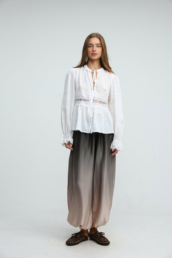 Jasmine White Blouse