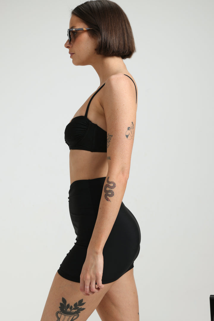 Black Swim Skirt