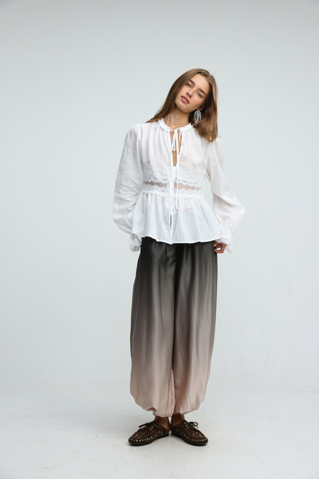 Jasmine White Blouse