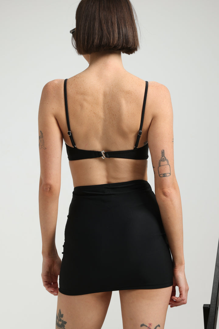 Black Swim Skirt