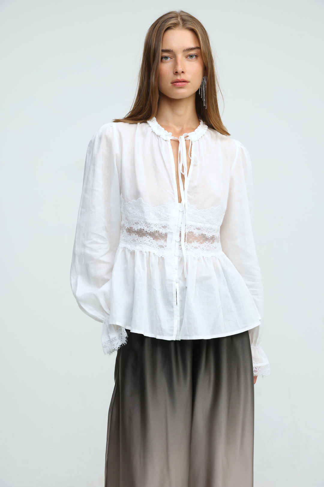 Jasmine White Blouse