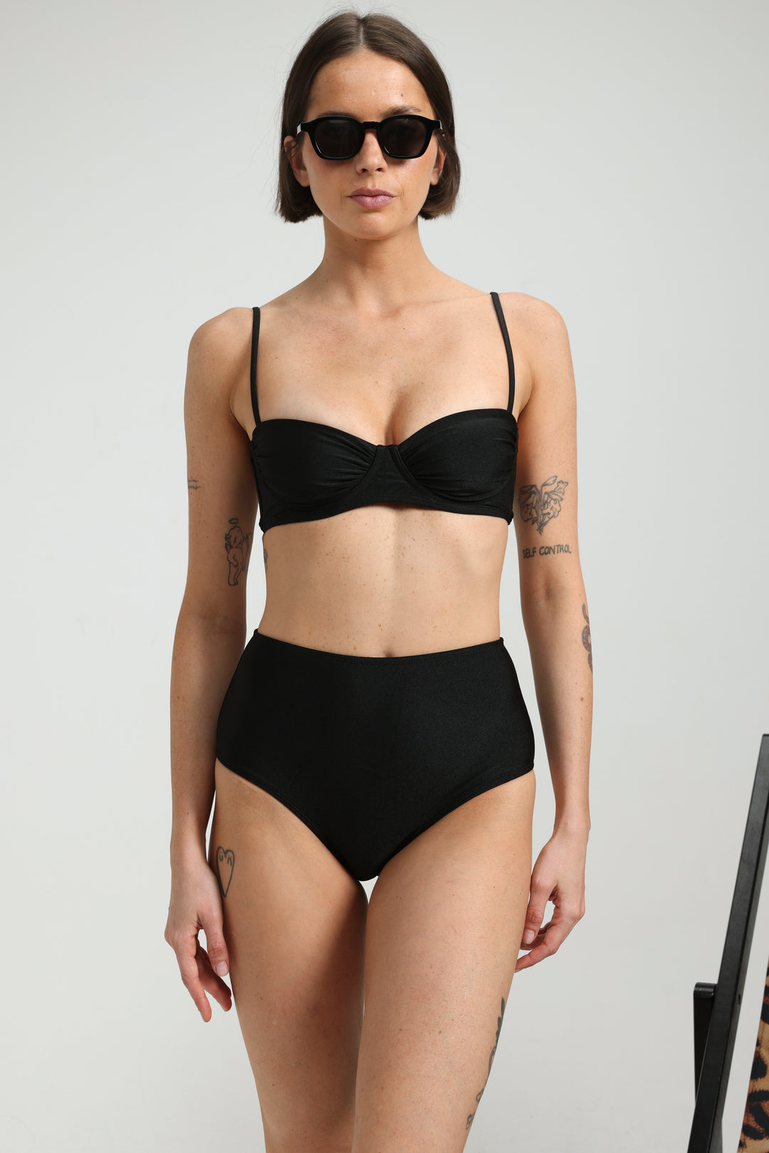 Alpha Black Bikini Bottoms