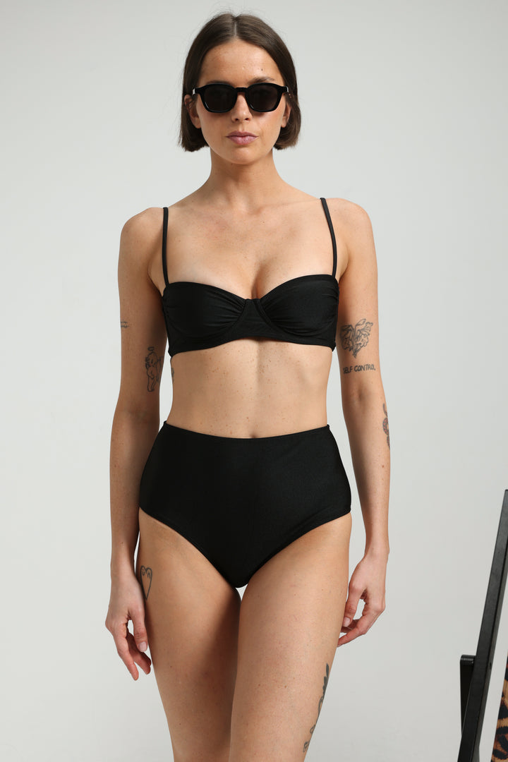 Romanticism Black Bikini Top טופ ביקיני שחור