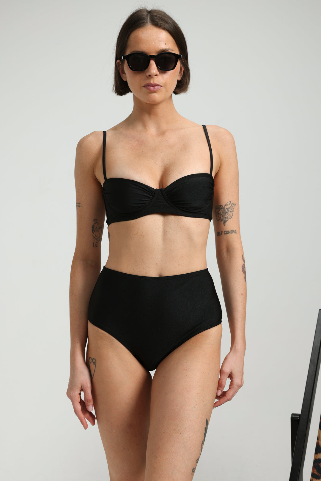 Alpha Black Bikini Bottoms