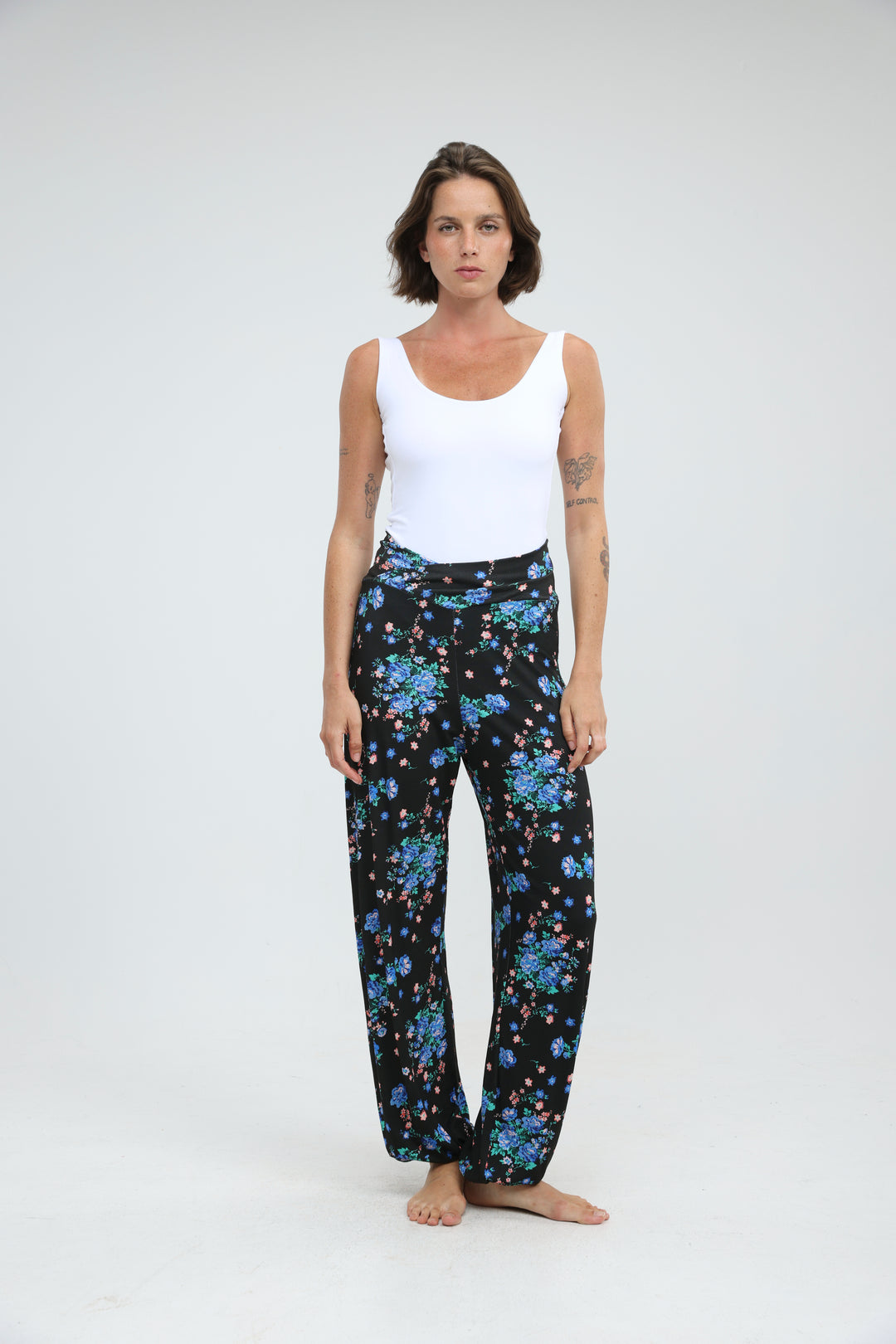 Right Floral Joggers