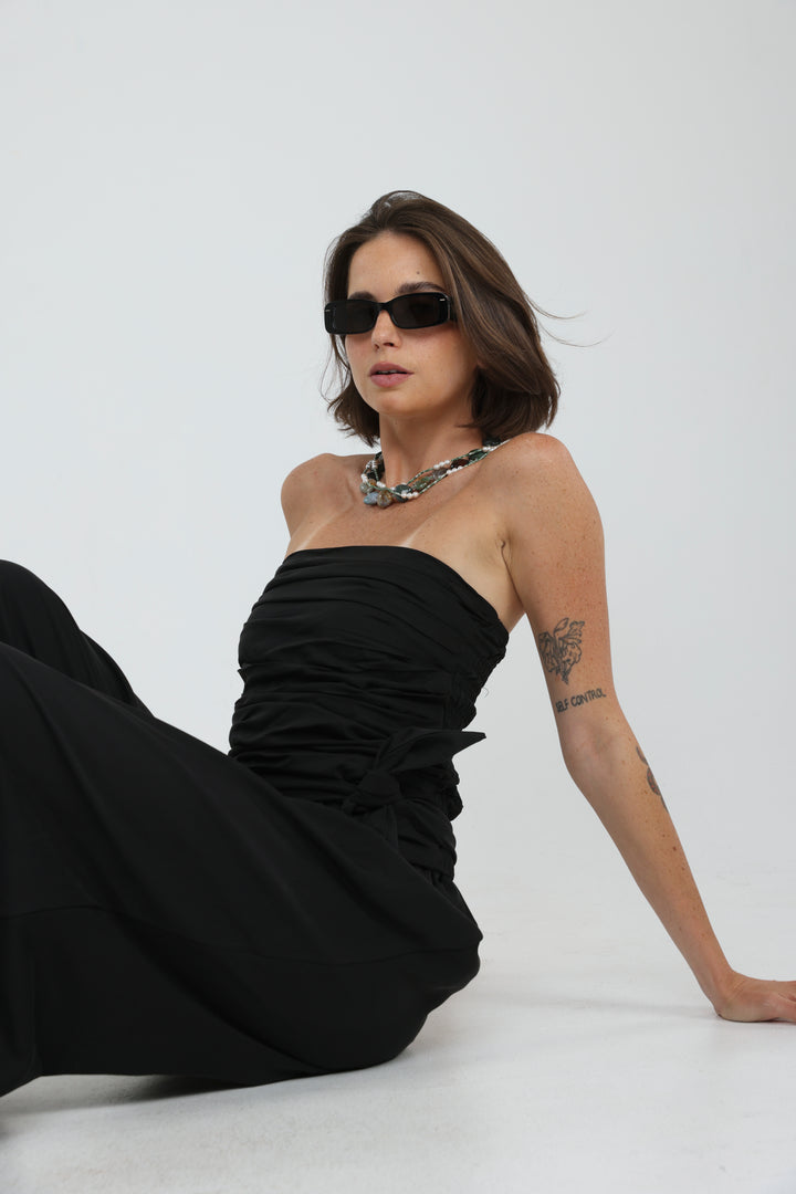 Oasis Black Strapless Top