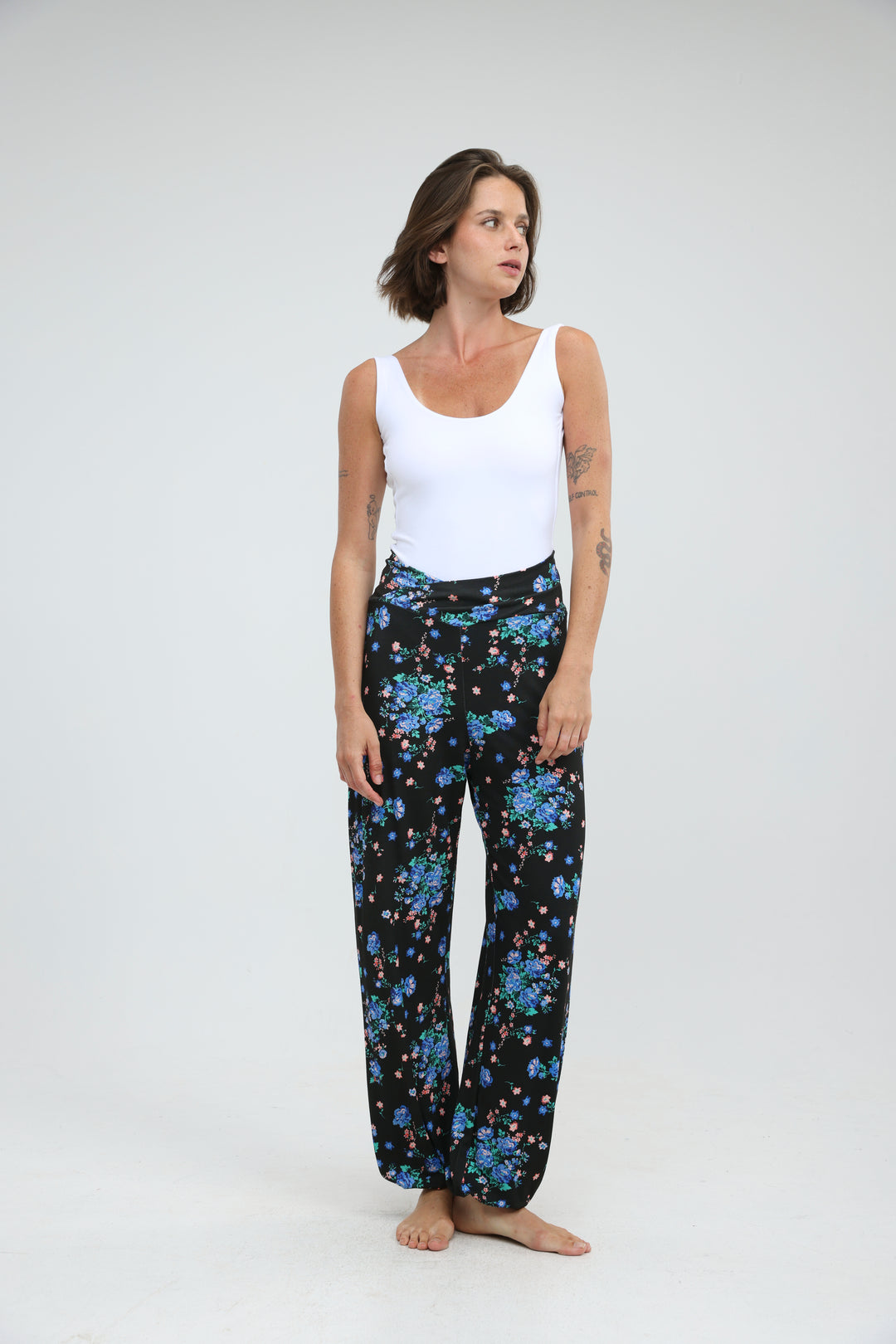 Right Floral Joggers