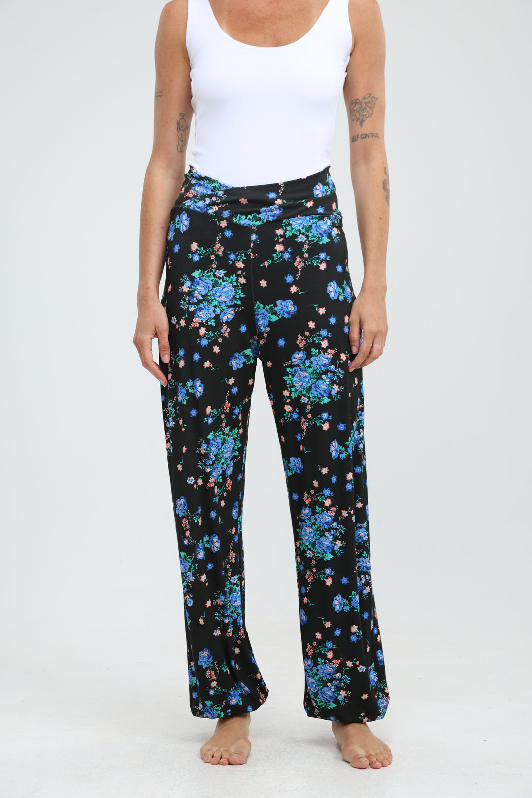 Right Floral Joggers