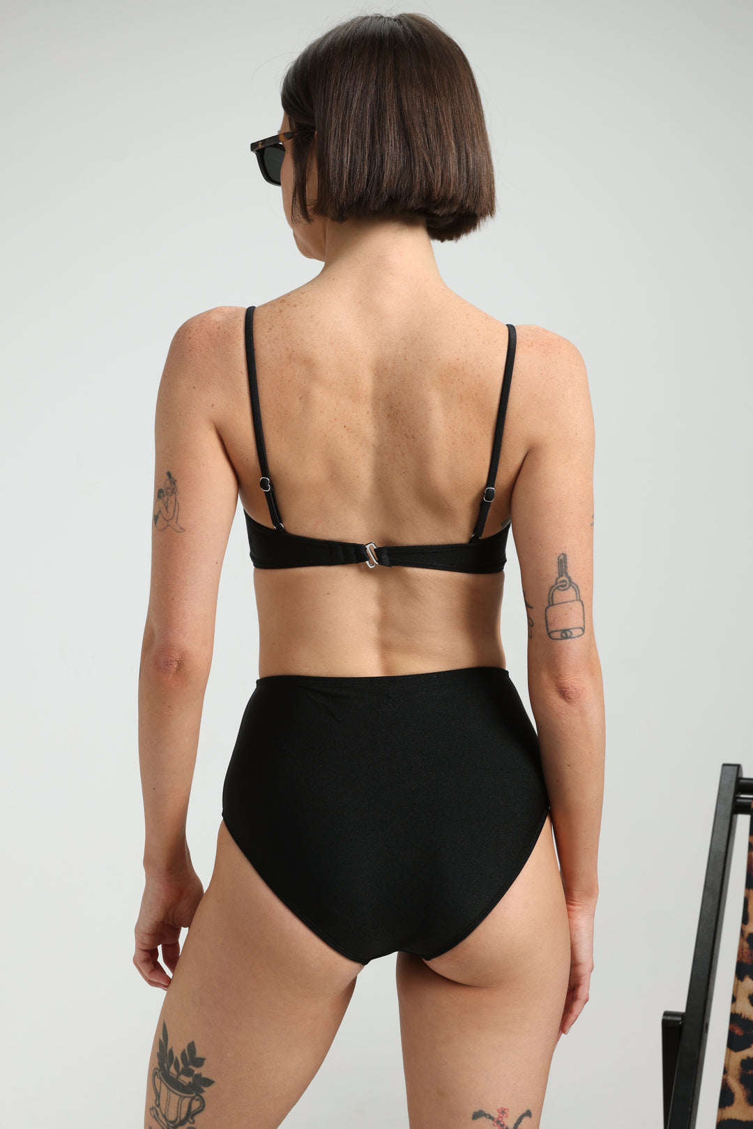 Alpha Black Bikini Bottoms