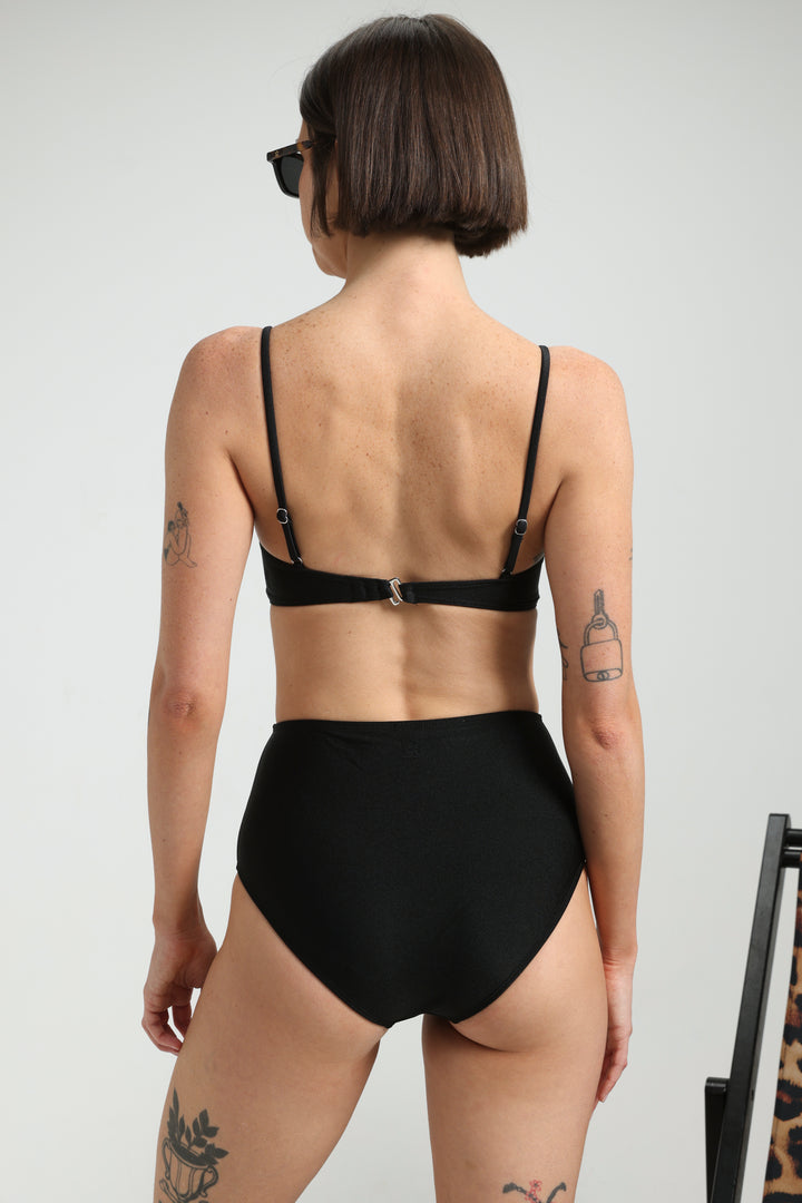 Alpha Black Bikini Bottoms