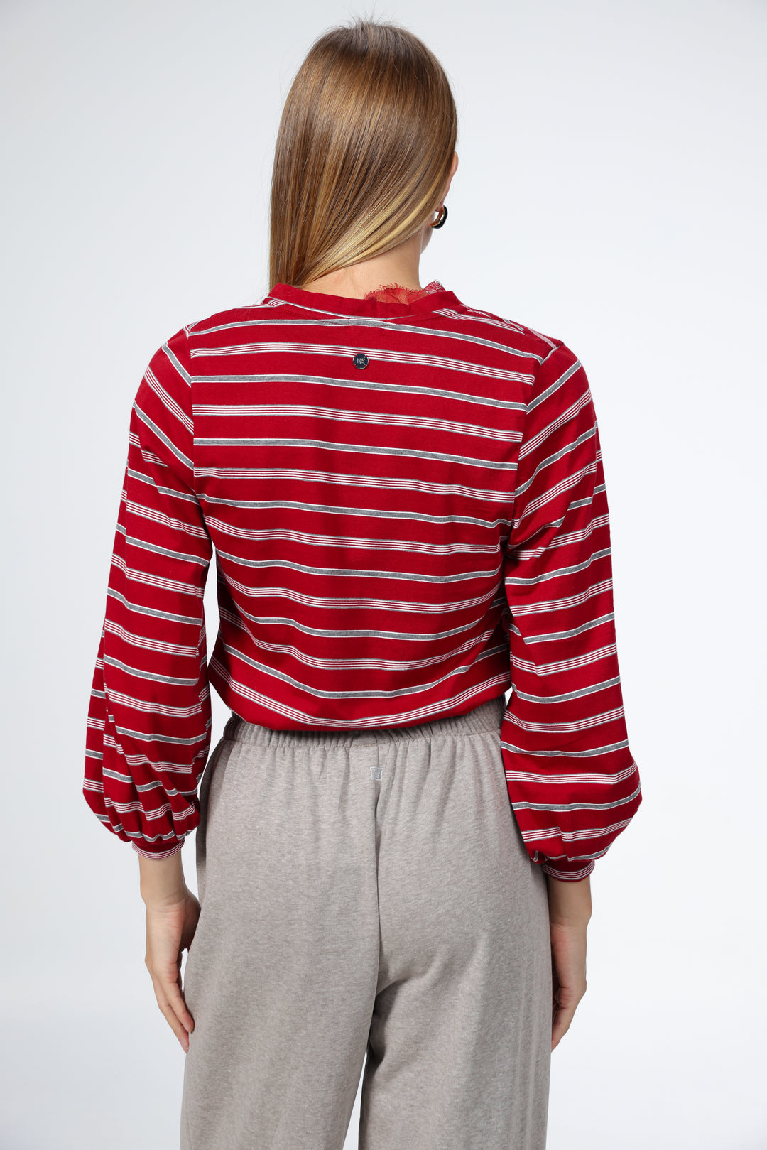 Marry Red Striped Shirt