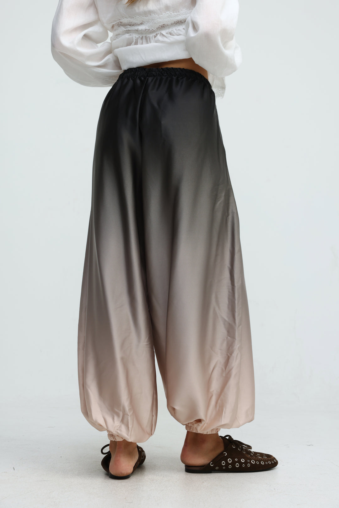 Bazaar Beige Balloon Bottoms