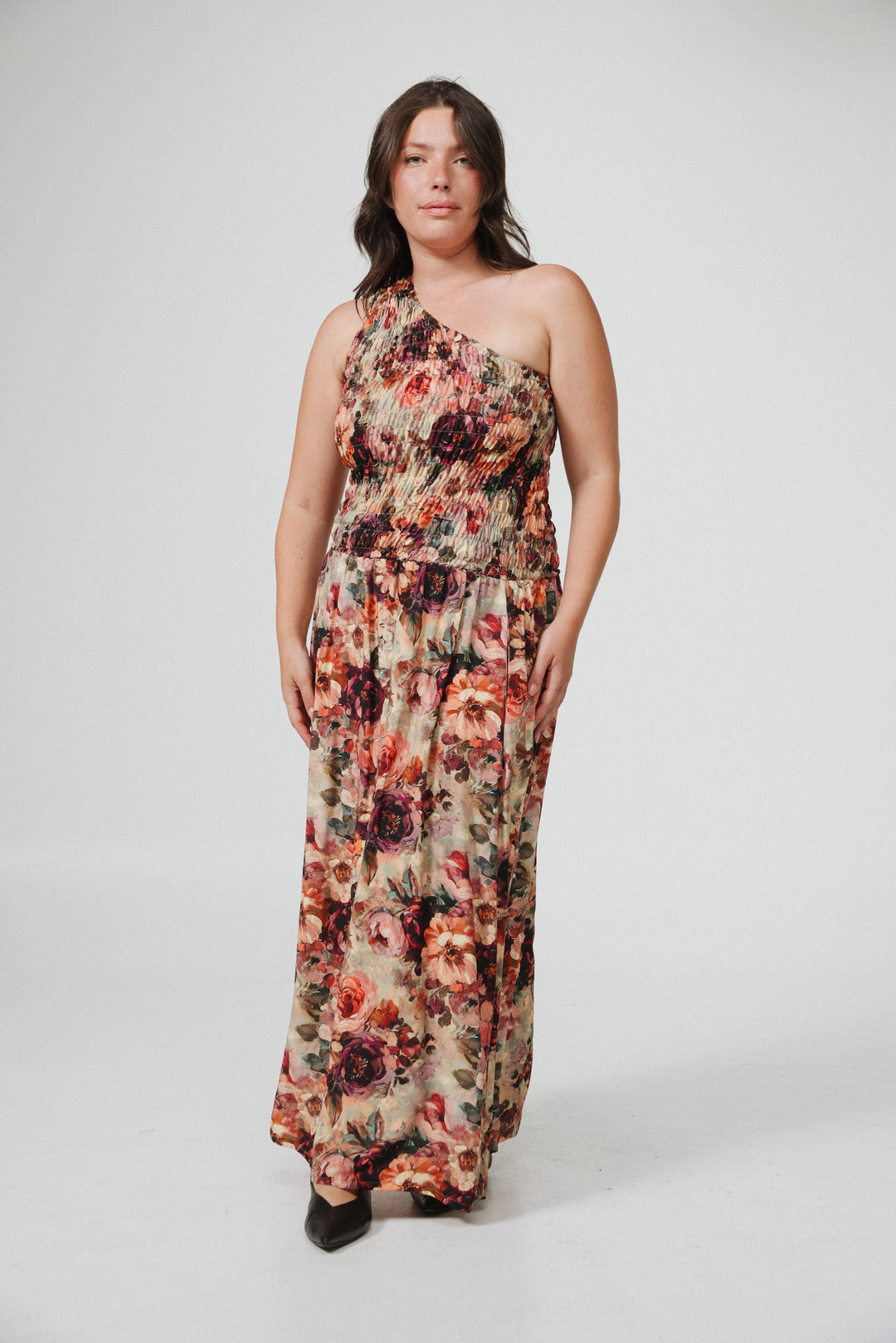 Wonder Floral One Shoulder Dress