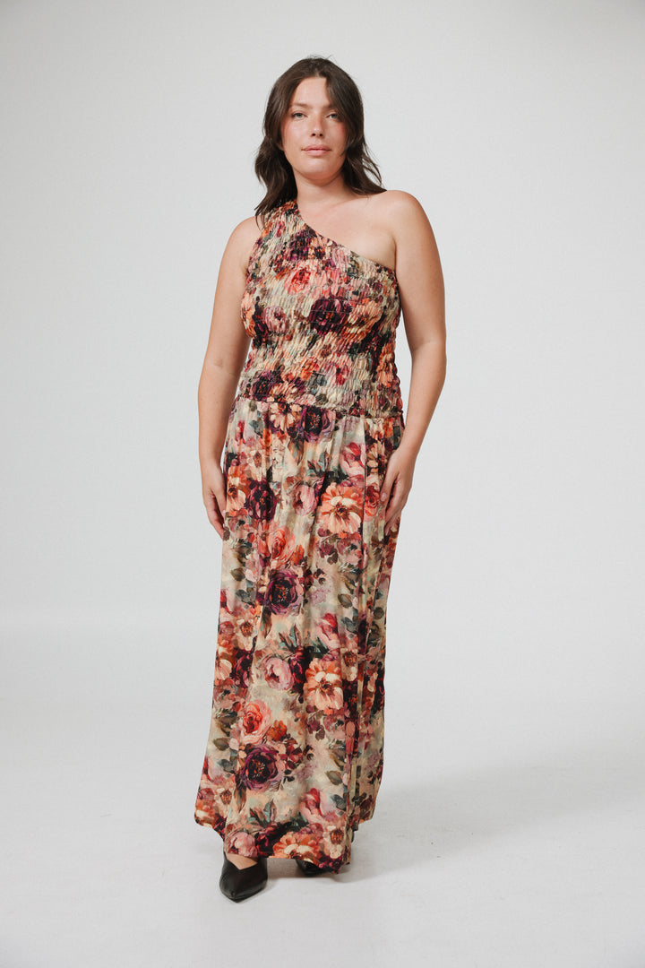 Wonder Floral One Shoulder Dress
