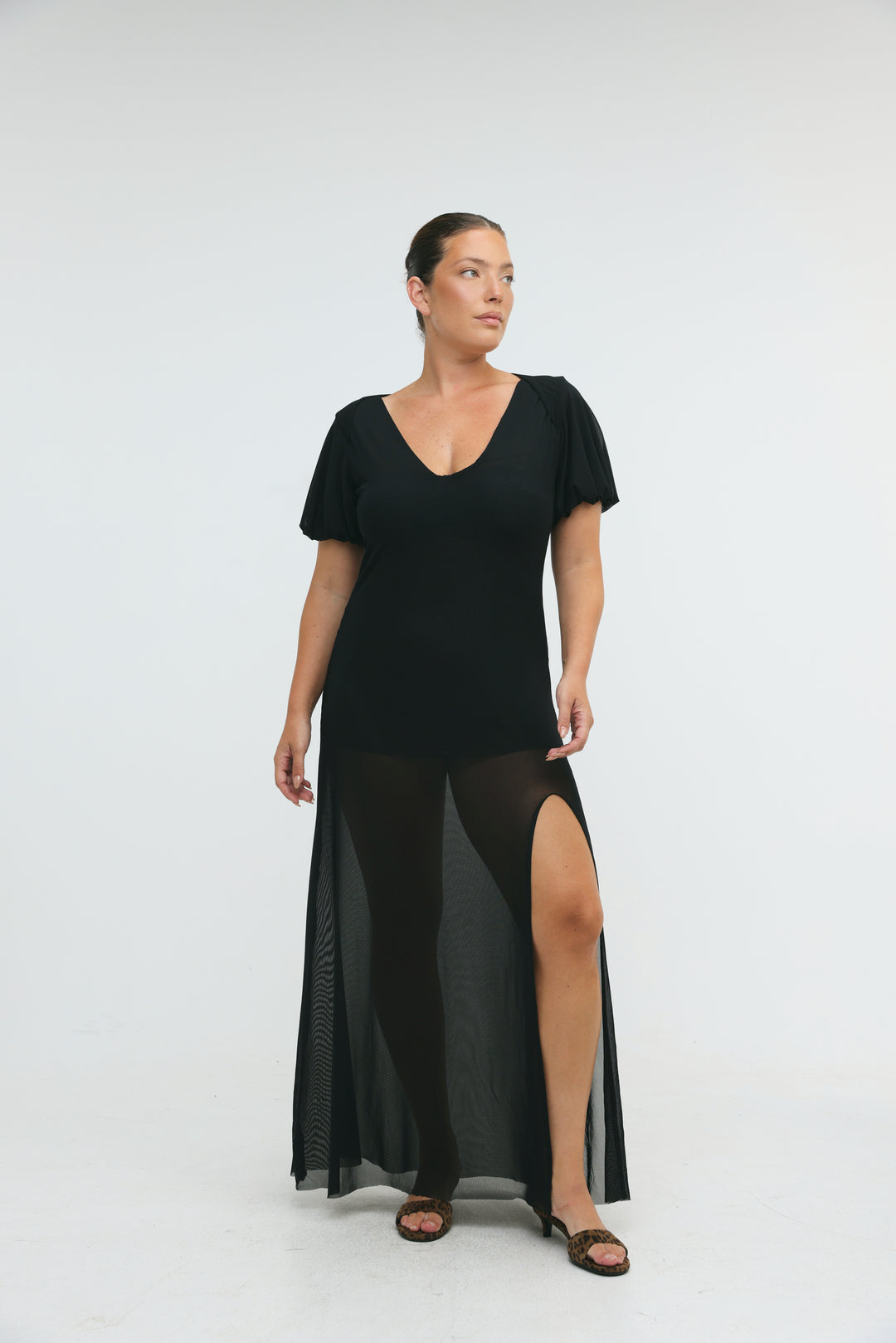 Rhodes Black Maxi Dress