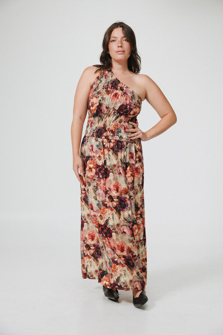 Wonder Floral One Shoulder Dress