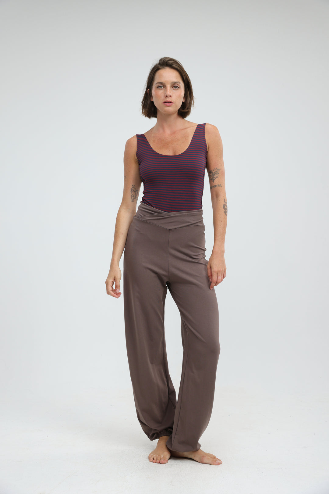 Right Brown Joggers